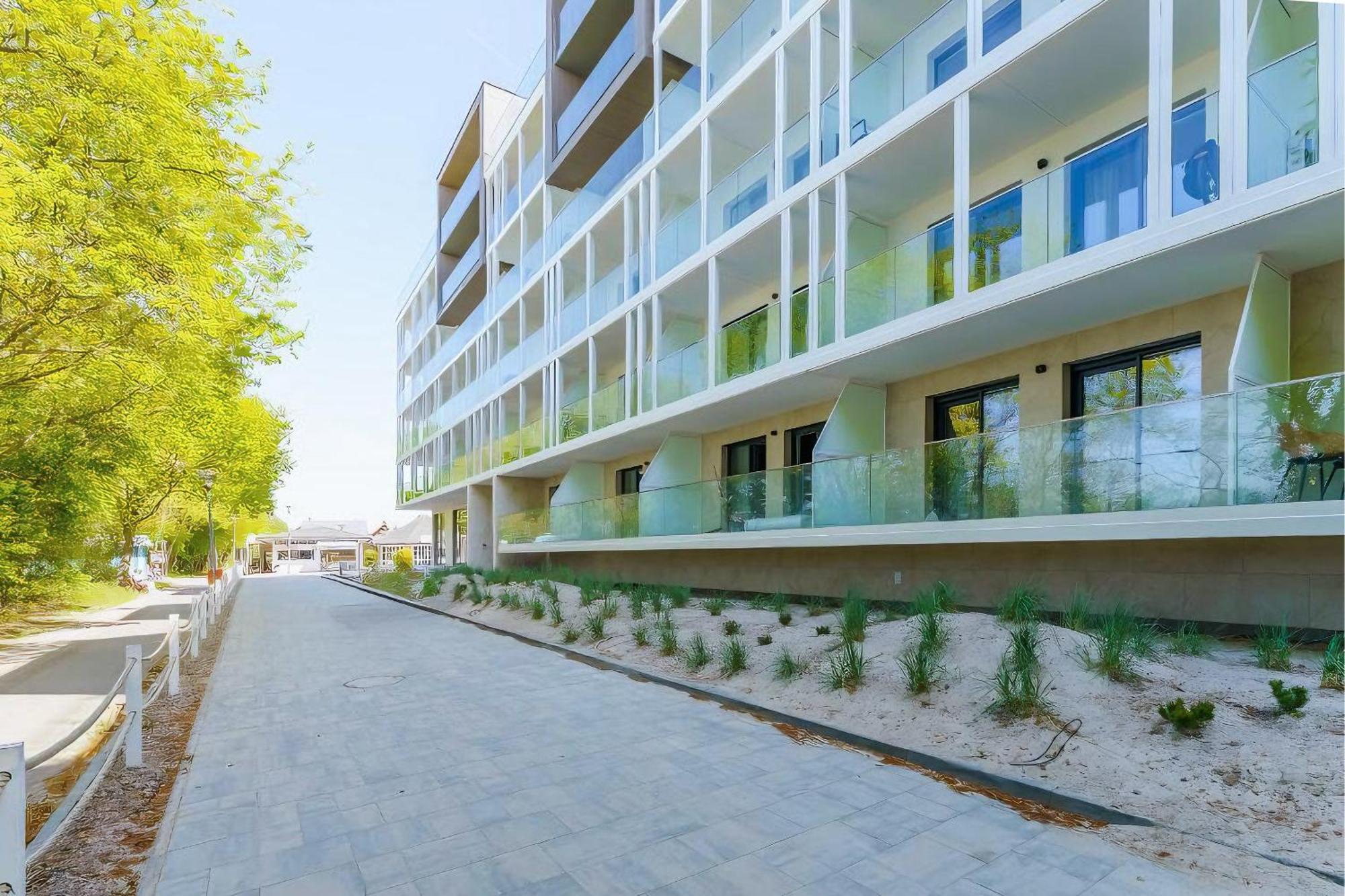 Apartament 018 Tuz Przy Plazy Z Tarasem I Parkingiem Perlowa Przystan Sianozety Dış mekan fotoğraf